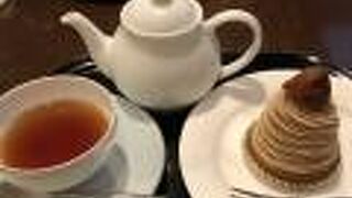 ゆったりとした喫茶室