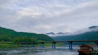 四万十の街中から1番行きやすい場所にある沈下橋です。