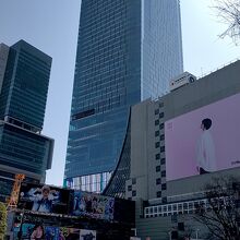 渋谷センター街入り口から渋谷駅