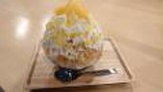 八朔レアチーズと和紅茶の氷を注文