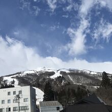 客室のベランダからの眺望