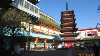 7重の塔があります