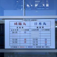 歴史船でうずしおを鑑賞