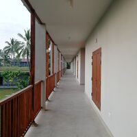 客室棟の廊下