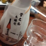 日本酒も各種飲めます