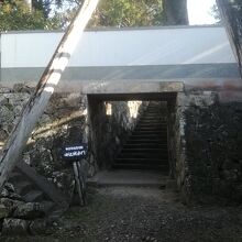 階段で下に降りると迫力あります。