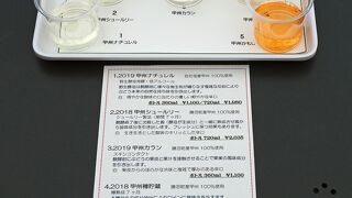 有料試飲の種類が豊富：マルフジワイナリー