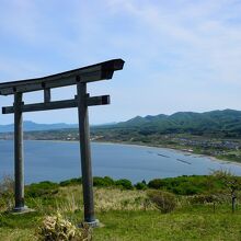 日本海の絶景を望む夷王山展望台