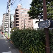 下町エリアの主要道路