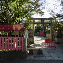 車折神社から見た車折神社