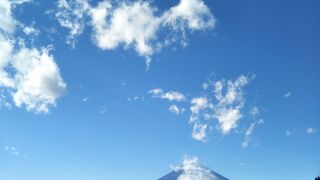 富士山を眺めながら