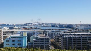 港町の景色が楽しめる