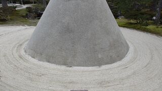 銀閣寺 向月台と銀沙灘