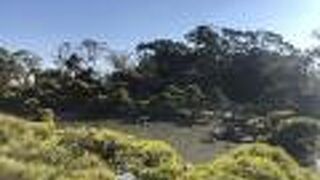 柳川藩主立花邸の大広間から見えます