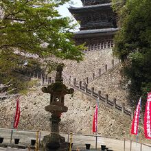 百観音零場お砂踏みと三重塔