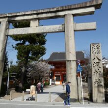 石鳥居から南楼門