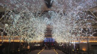 クリスマスシーズンの江戸小路2019