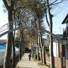 歩道の入口にあったビルがなくなり、広々と明るくなってました