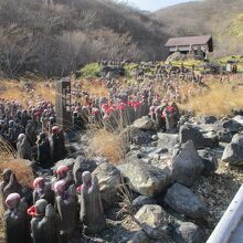 赤い帽子が可愛い
