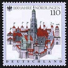 ネルトリンゲン1100年記念切手
