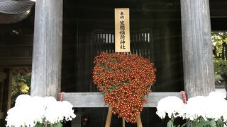 七五三と菊花展