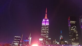 エンパイアステートビルの眺めが最高です