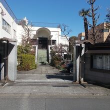 正面の景観です。