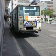 佐賀市内を走るバス