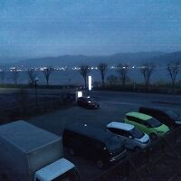 2階角部屋からは諏訪湖が見えます。