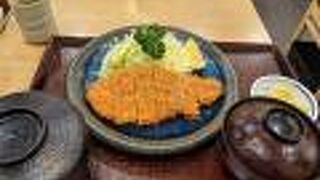 とんかつの有名店。