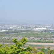 石清水八幡宮の展望台より。