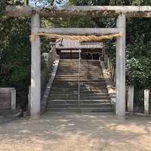 古市駅の裏にあり、少し高台にあります