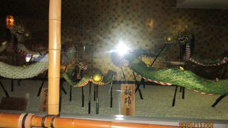 長崎くんちの傘鉾などを展示