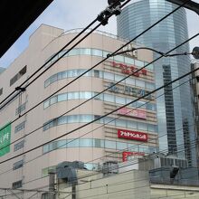 ホームからも見える