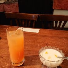 フルーツヨーグルト、美味しかった！