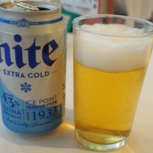 ビールは薄め