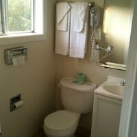 シャワーのお湯が出ませんでした。