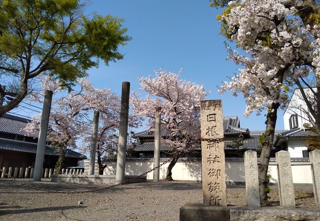 日根神社のまくら祭で御渡する日根神社御旅所