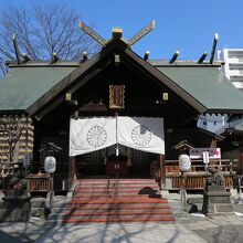 神明造の社殿、立派でした