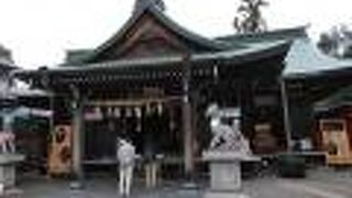 犬山城の入り口の縁結びの神様