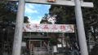 濃尾の総鎮守の立派な神社