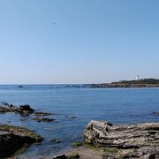 岩場の海岸が絶景