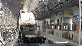 近代的なデザインの駅ビル