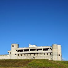 池田町の丘の上に立つ池田ワイン城