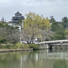松江城が見えますね！