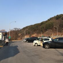 辰野パーキングエリアの駐車場