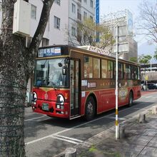 亀の井バス　ゆふりん　由布院へ行くバス