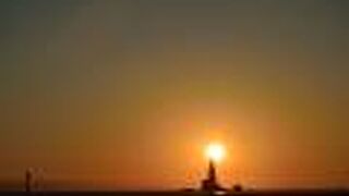 まるでローソクに火を灯したような風景