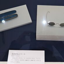 新島襄の愛用サングラス