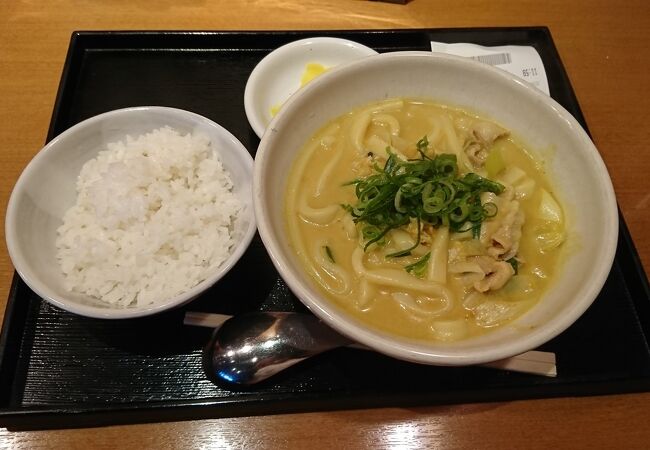 千吉カレーうどんをいただきました